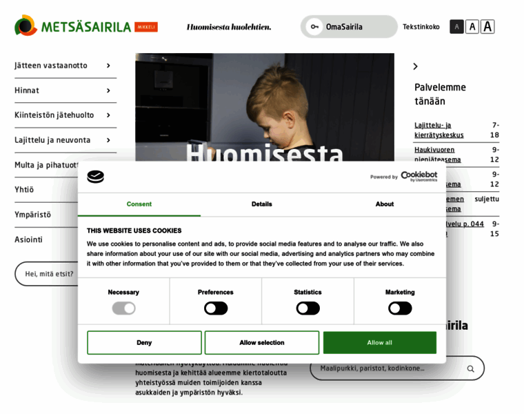 Metsasairila.fi thumbnail