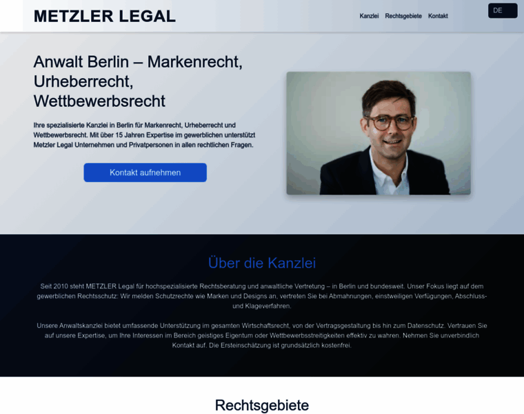 Metzler-legal.de thumbnail