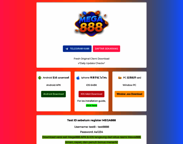 Mewa888.com thumbnail