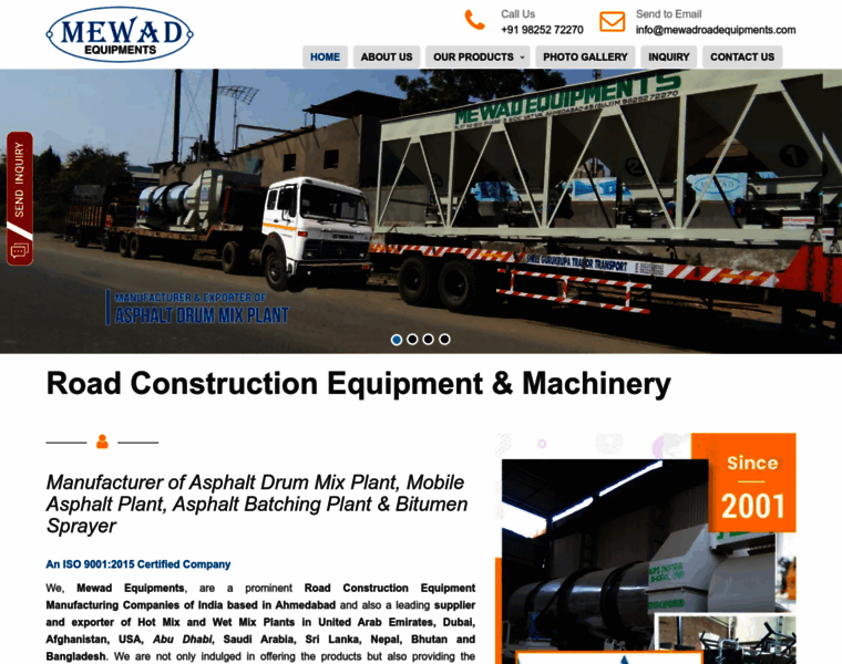 Mewadroadequipments.com thumbnail