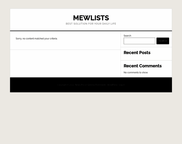 Mewlists.com thumbnail
