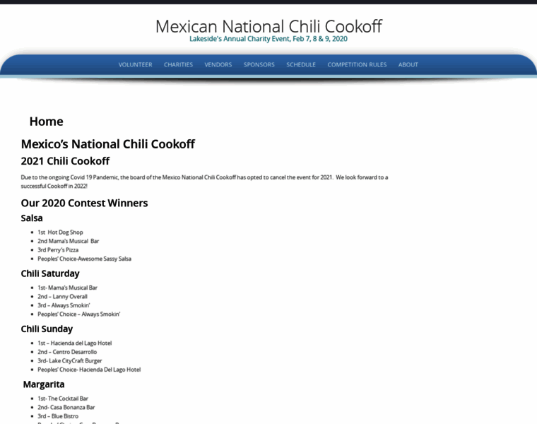 Mexicannationalchilicookoff.com thumbnail