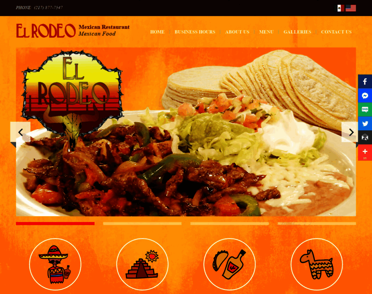 Mexicanrestaurantelrodeo.com thumbnail