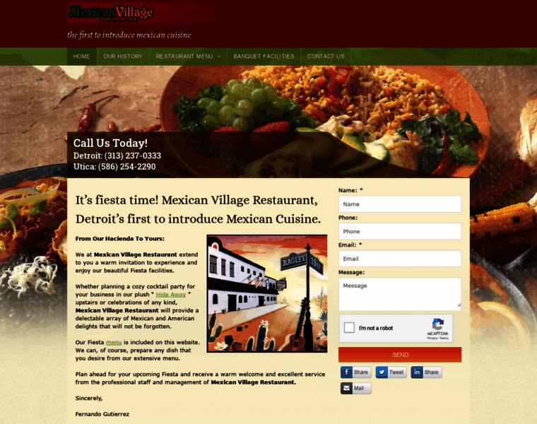 Mexicanvillagefood.com thumbnail