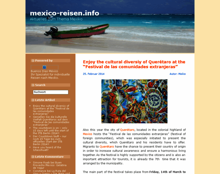 Mexico-reisen.info thumbnail