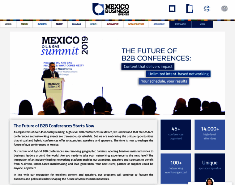 Mexicobusinessevents.com thumbnail