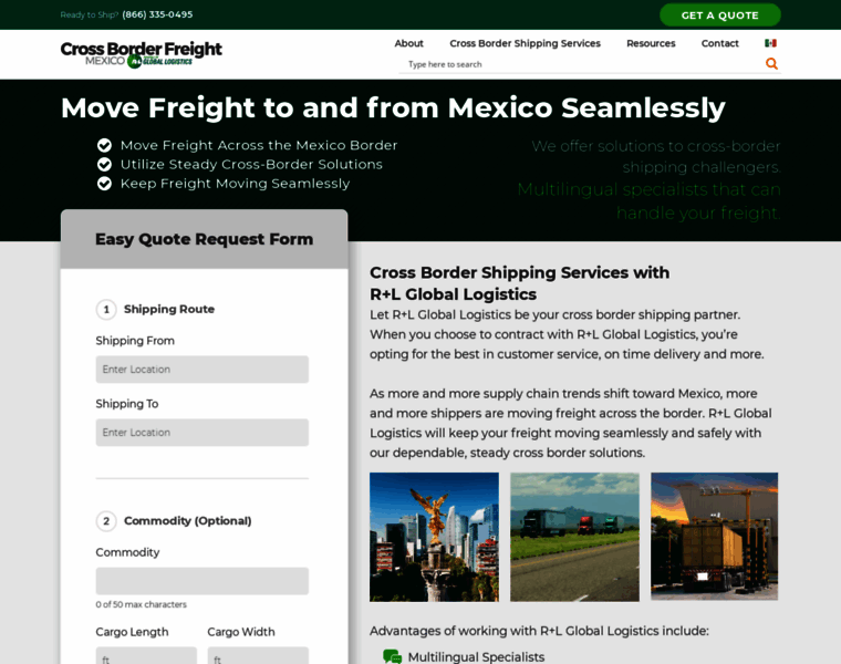 Mexicocrossborderfreight.com thumbnail