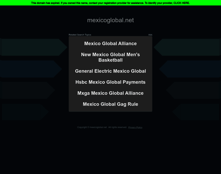 Mexicoglobal.net thumbnail