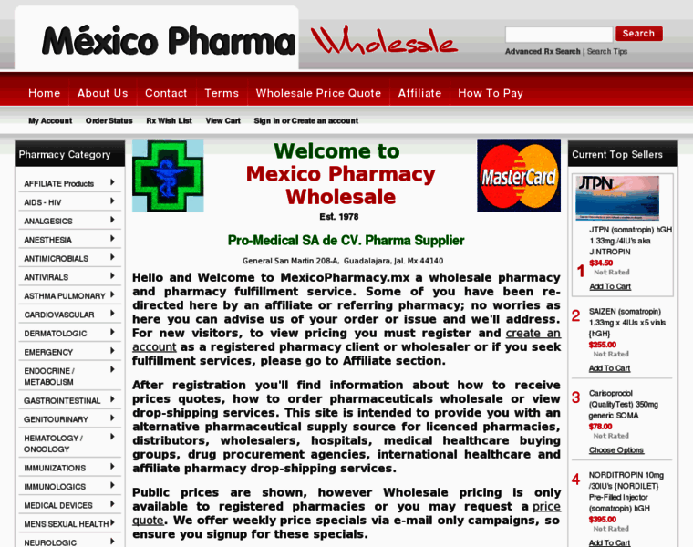 Mexicopharmacy.mx thumbnail