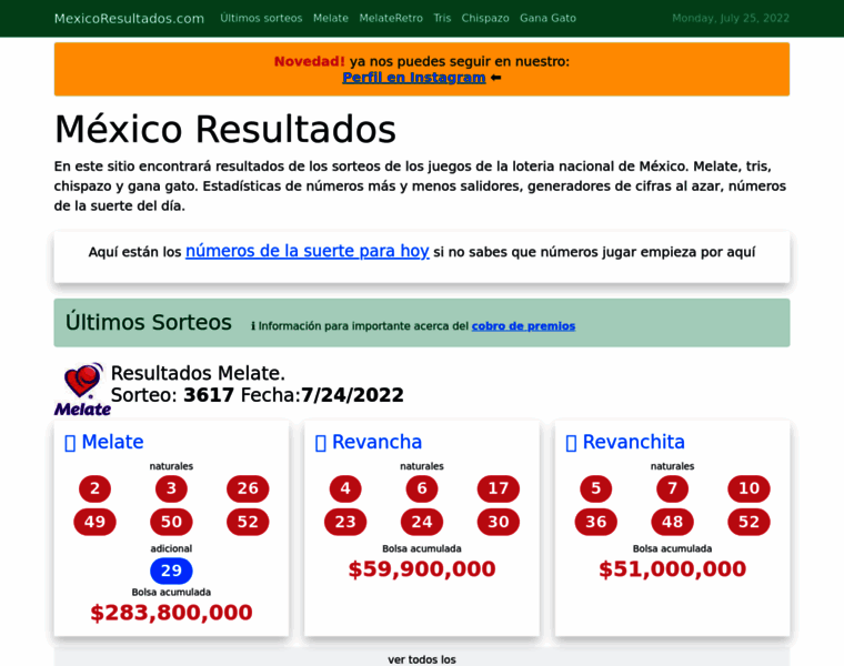 Mexicoresultados.com thumbnail