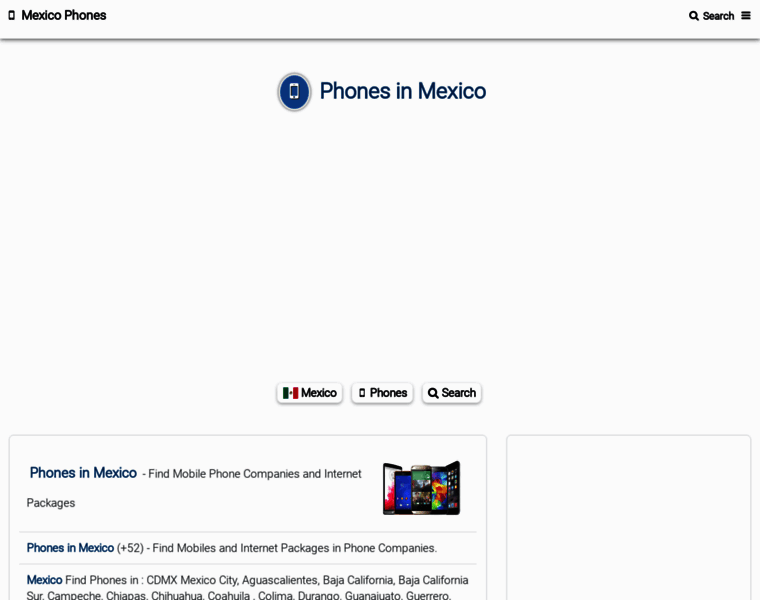 Mexicotelephones.com thumbnail