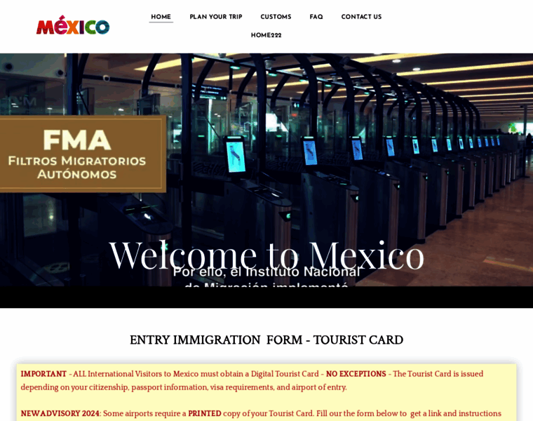 Mexicotouristcard.com thumbnail