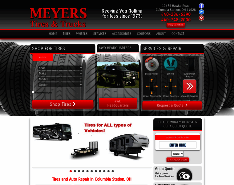 Meyerstiresandtrucks.com thumbnail