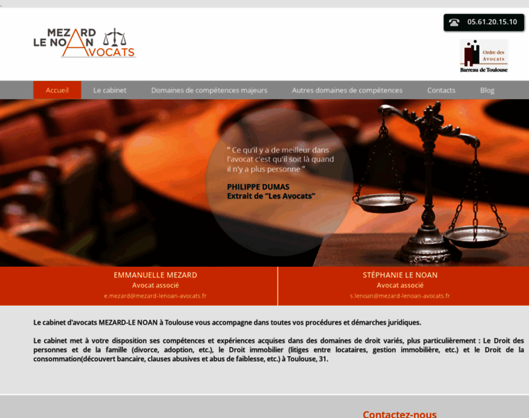 Mezard-lenoan-avocats.fr thumbnail