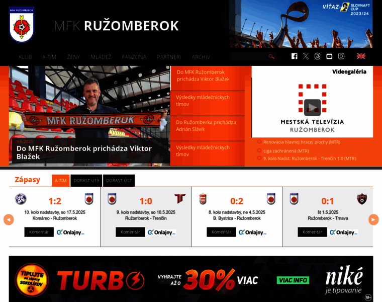 Mfkruzomberok.sk thumbnail Mfkruzomberok.sk thumbnail