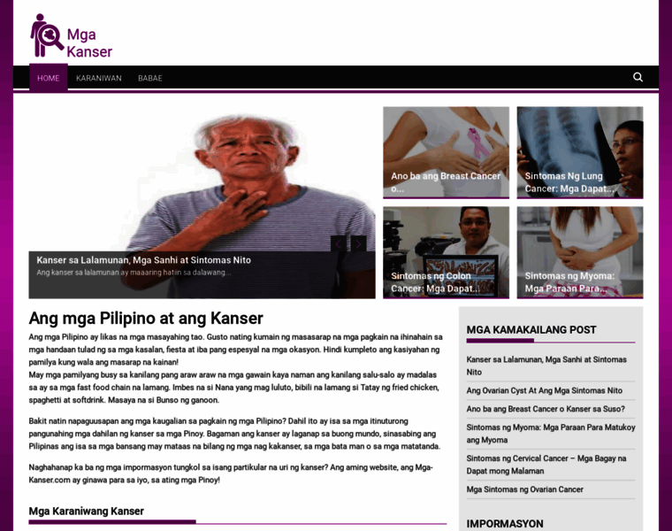Mga-kanser.com thumbnail