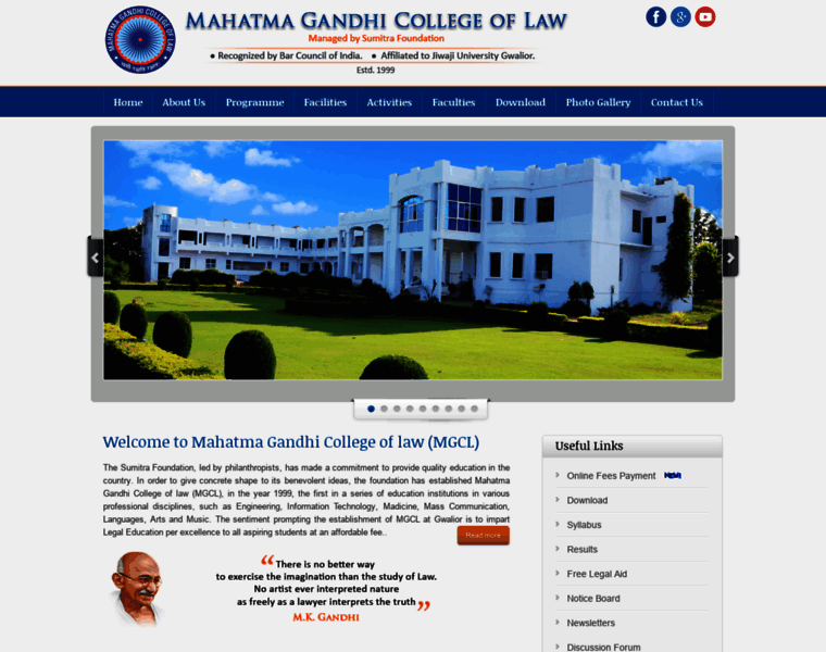 Mgcl.edu.in thumbnail