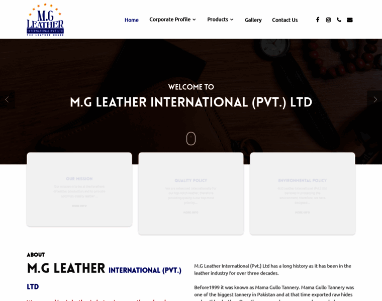 Mgleather.co thumbnail