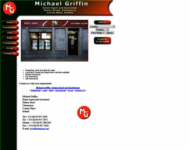Mgriffinauctioneers.com thumbnail