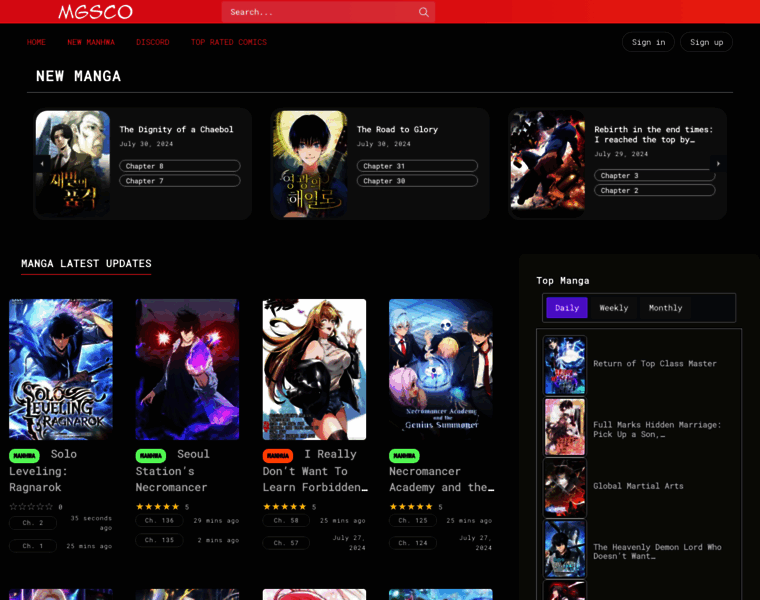 Mgsco.org thumbnail