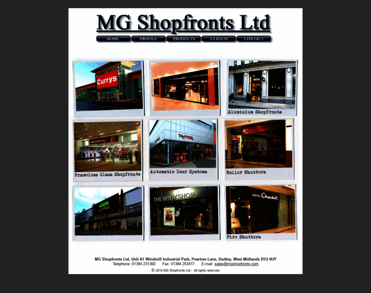 Mgshopfronts.com thumbnail
