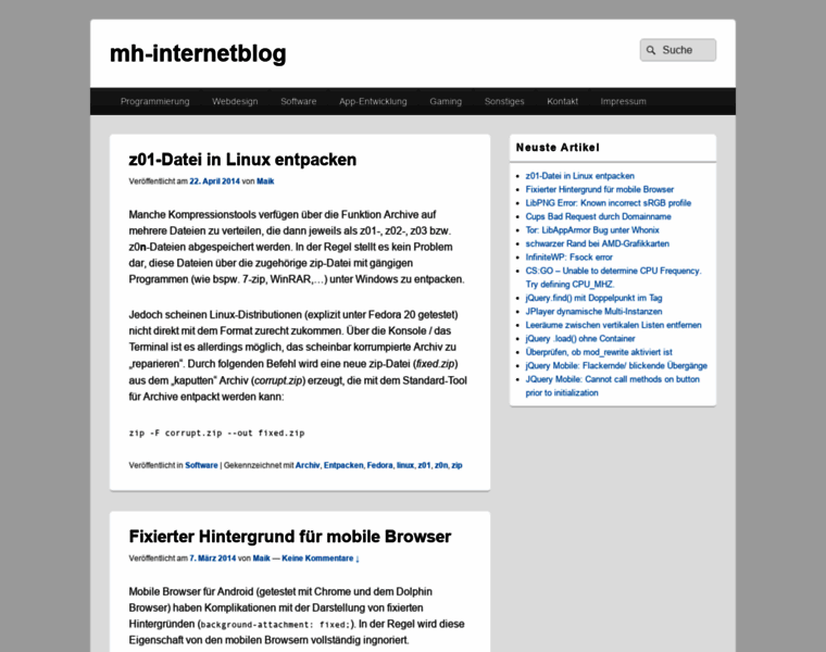 Mh-internetblog.de thumbnail