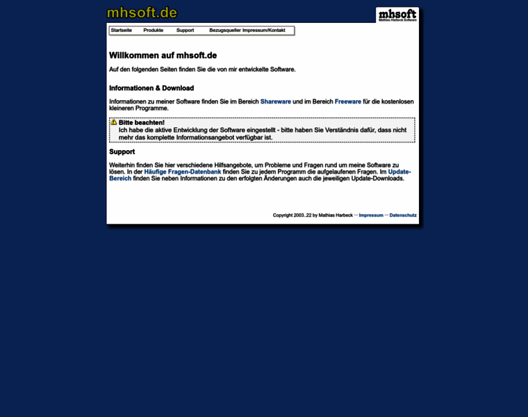 Mhsoft.de thumbnail Mhsoft.de thumbnail