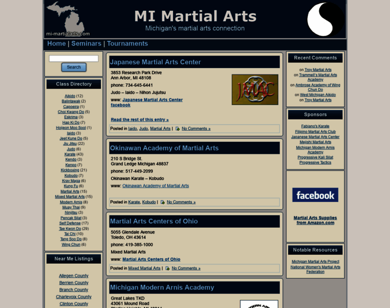 Mi-martialarts.com thumbnail