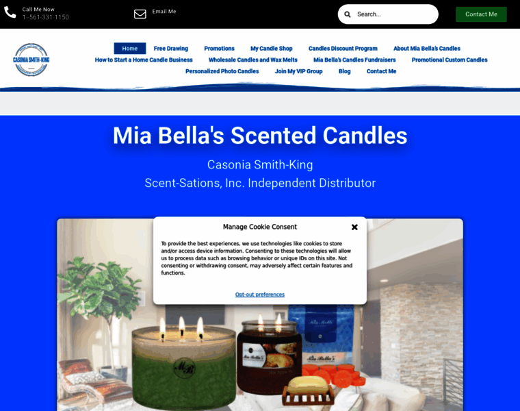 Miabellasscentedcandles.com thumbnail