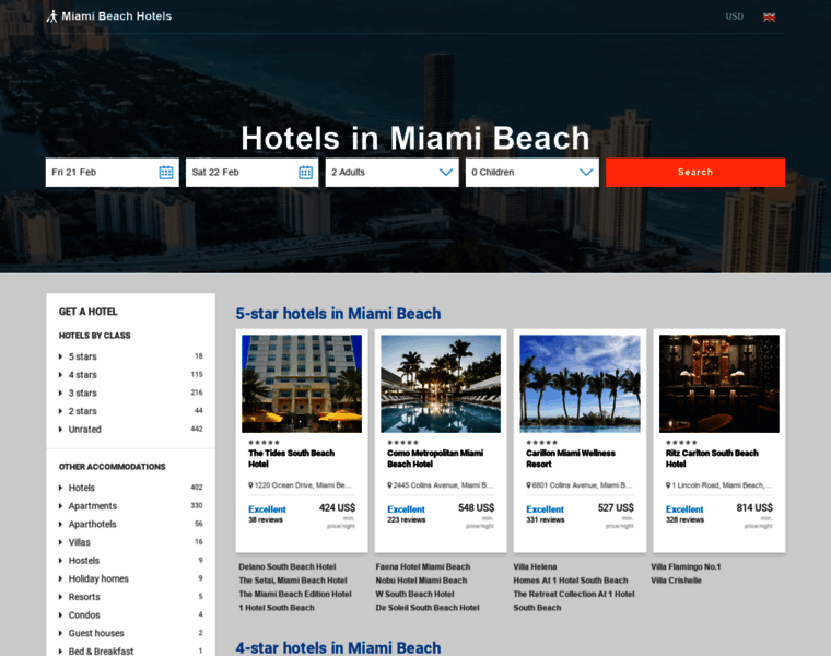 Miami-beach-hotels.info thumbnail