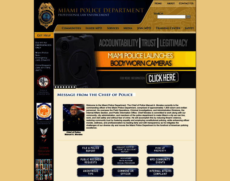 Miami-police.org thumbnail