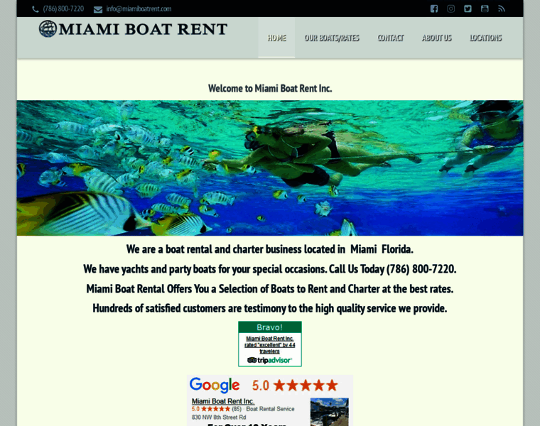 Miamiboatrent.com thumbnail