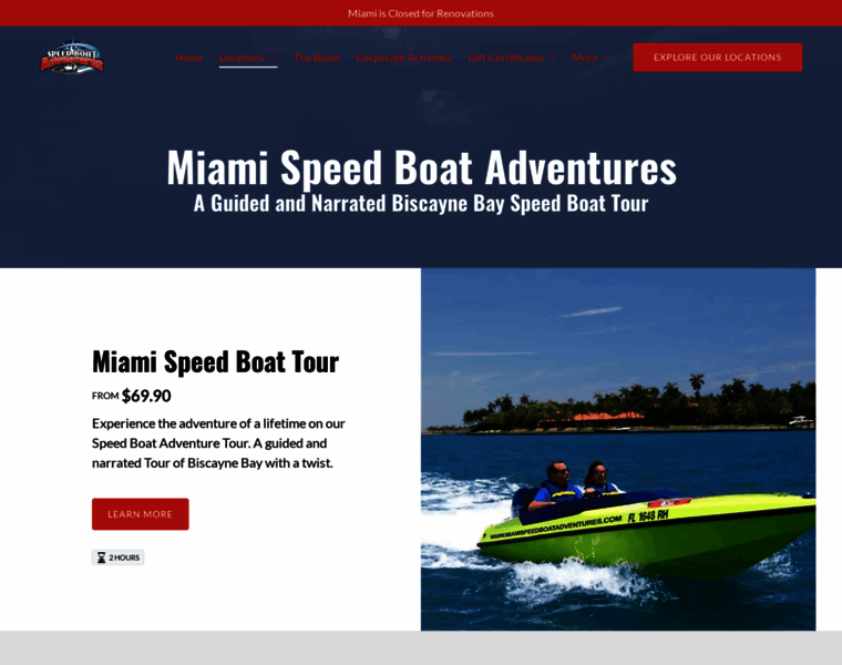 Miamispeedboatadventures.com thumbnail