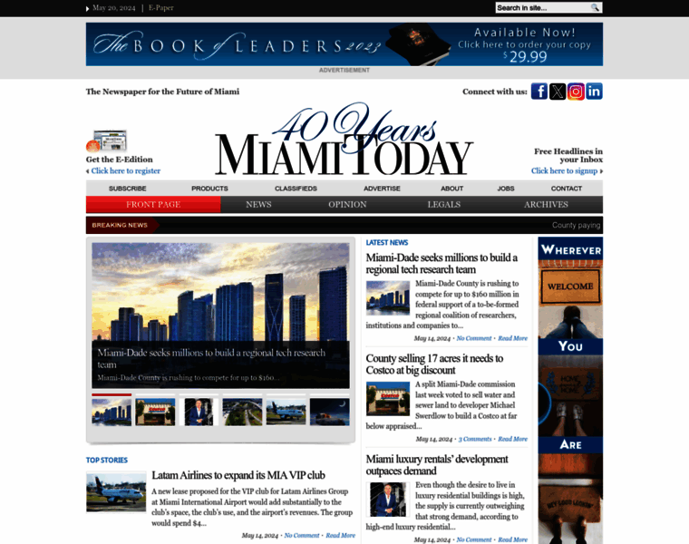 Miamitodaynews.com thumbnail
