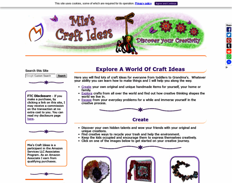 Mias-craft-ideas.com thumbnail