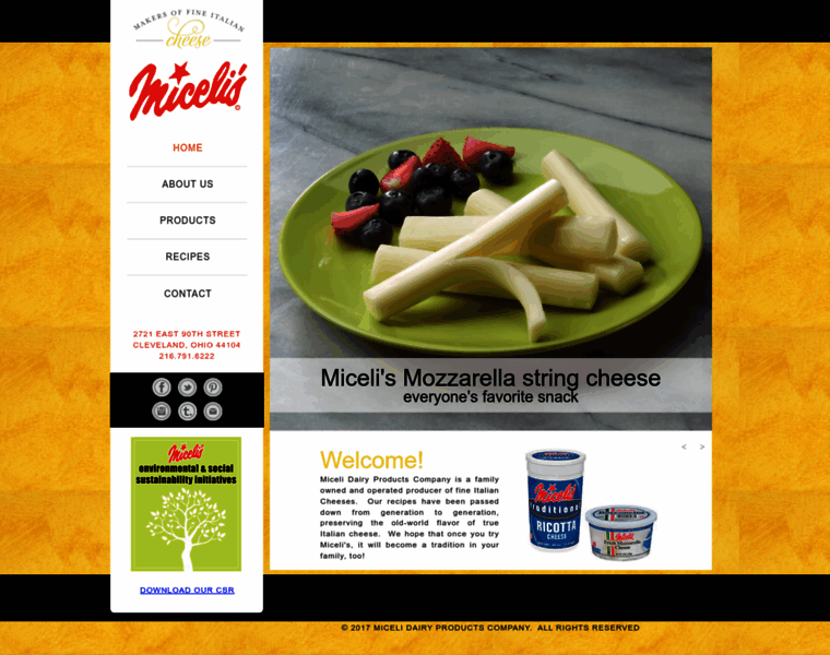 Miceli-dairy.com thumbnail