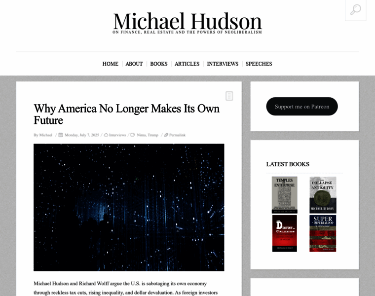 Michael-hudson.com thumbnail
