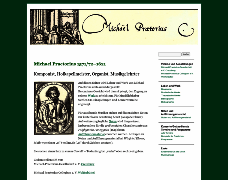 Michael-praetorius.de thumbnail