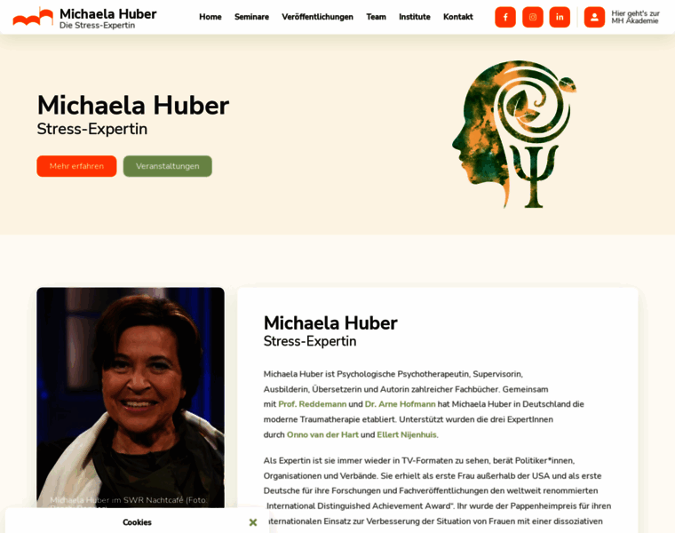 Michaela-huber.com thumbnail