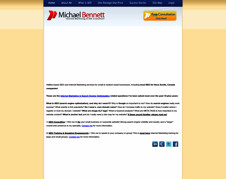 Michaelbennett.ca thumbnail