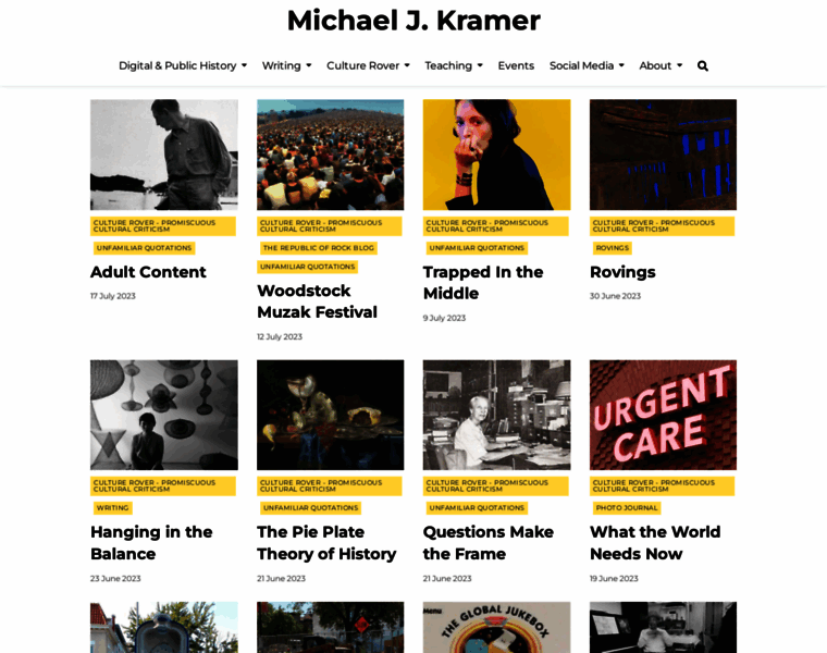Michaeljkramer.net thumbnail