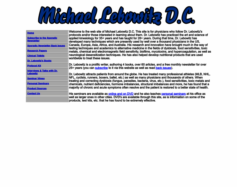 Michaellebowitzdc.com thumbnail