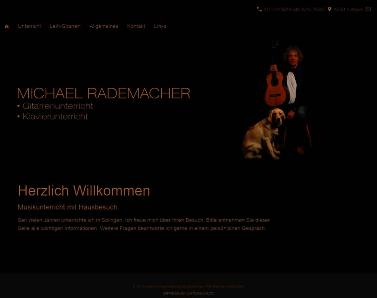 Michaelrademacher-gitarre.de thumbnail