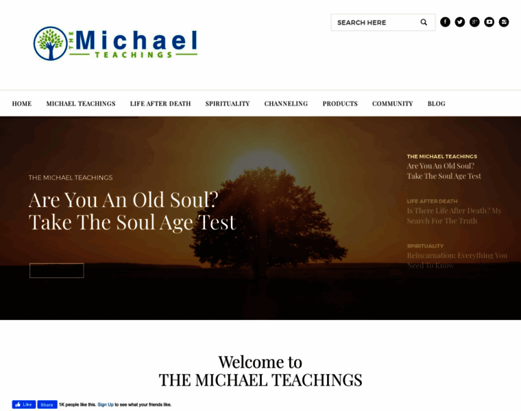 Michaelteachings.com thumbnail