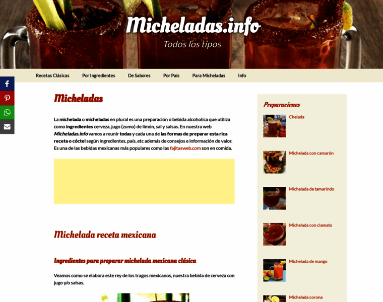 Micheladas.info thumbnail