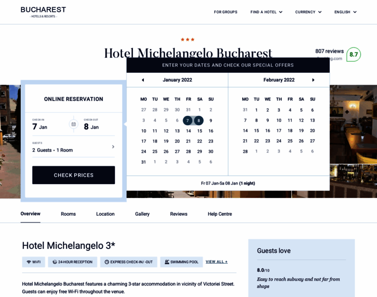 Michelangelo.bucharest-hotel.com thumbnail