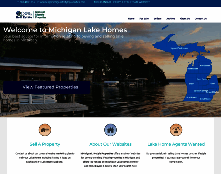 Michigan-lakehomes.com thumbnail
