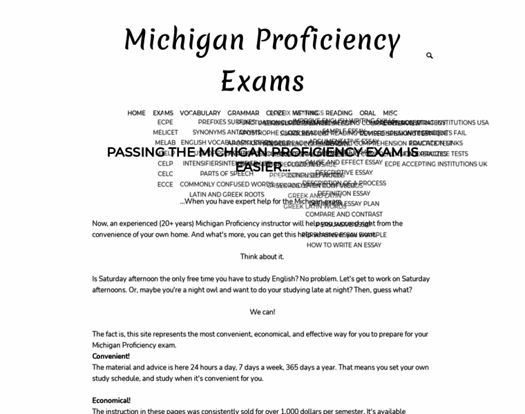 Michigan-proficiency-exams.com thumbnail
