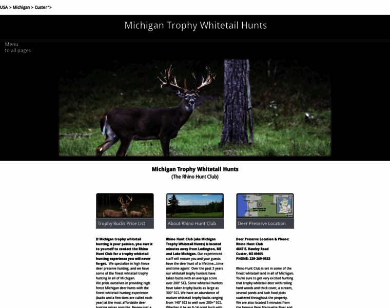 Michigan-trophy-whitetail-hunts.com thumbnail