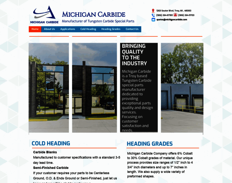 Michigancarbide.com thumbnail